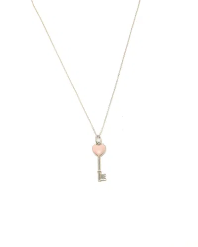 Tiffany & Co Heart Key Silver Necklace