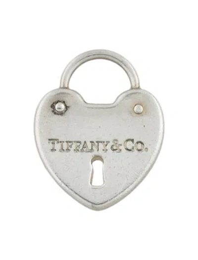 Pre-owned Tiffany & Co Heart Lock Pendant In Multi