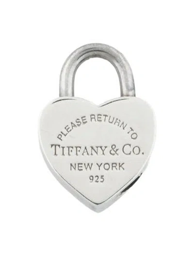 Pre-owned Tiffany & Co Heart Lock Pull & Twist Charm Pendant In Multi