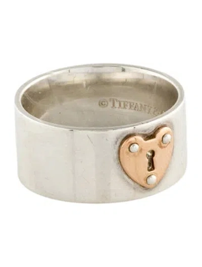 Pre-owned Tiffany & Co Heart Lock Ring In Multi