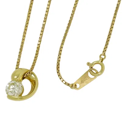 Pre-owned Tiffany & Co . Heart Pendant Necklace 18k Yellow Gold With Diamonds Gold Yellow_gold Necklace Jewelry