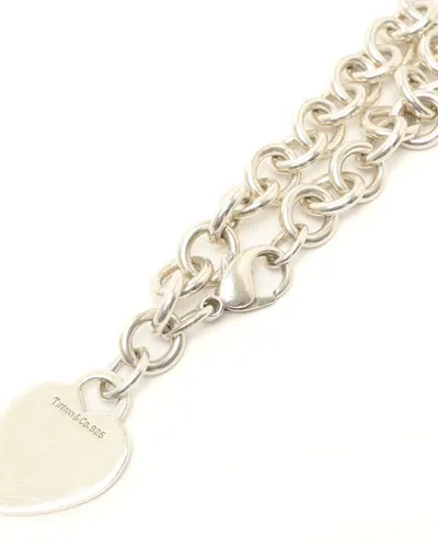 Tiffany & Co Heart Silver Bracelet In Gold