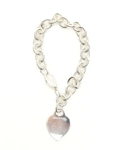 Tiffany & Co Heart Silver Bracelet In Metallic