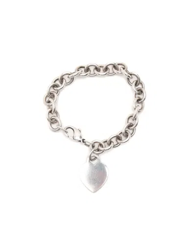 Tiffany & Co Heart Silver Bracelet In Gold