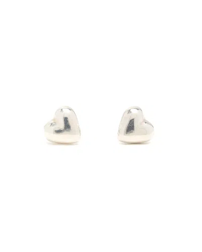 Tiffany & Co Heart Silver Earrings In Metallic