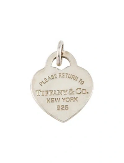 Pre-owned Tiffany & Co Heart Tag Pendant In Multi