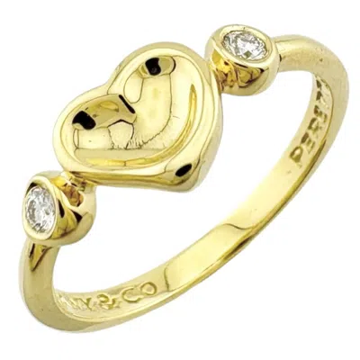 Pre-owned Tiffany & Co Heart Yellow Gold (18k) Band Ring () In Multi