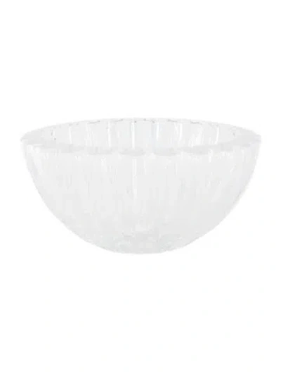 Pre-owned Tiffany & Co Hearts Crystal Candy Bowl In Transparent