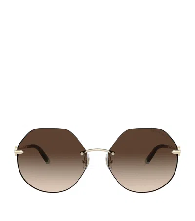 TIFFANY & CO HEXAGONAL SUNGLASSES