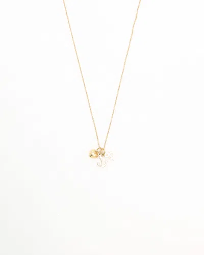 Tiffany & Co Hope And Love Charm Necklace, 18kt Yellow Gold