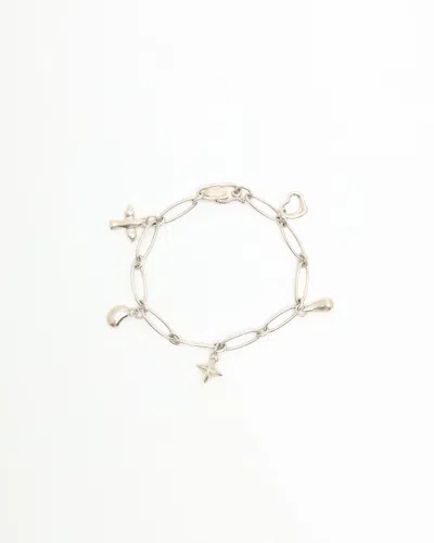 Tiffany & Co Icon Silver Charm Bracelet In Neutral