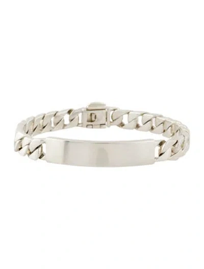 Pre-owned Tiffany & Co I.d. Bracelet, 8.25" In Multi