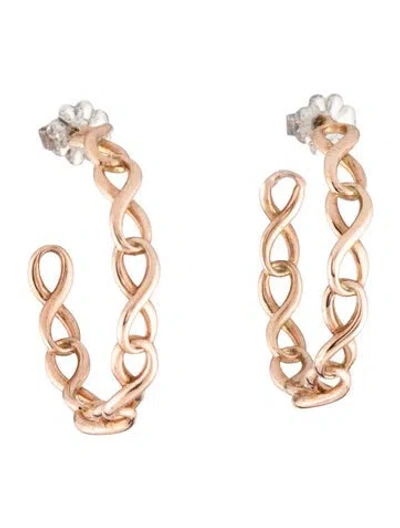 Pre-owned Tiffany & Co Infinity Hoop Earrings In Multicolor