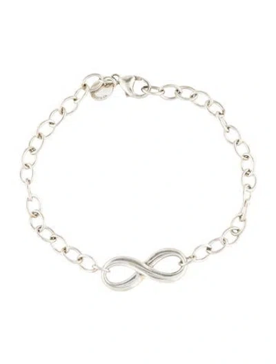 Pre-owned Tiffany & Co Infinity Link Bracelet, 6.75" In Multi