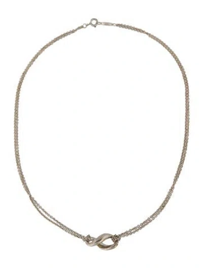 Pre-owned Tiffany & Co Infinity Pendant Necklace In Multi