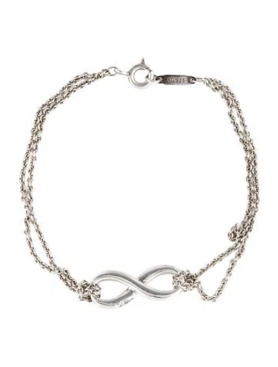 Pre-owned Tiffany & Co Infinity Station Bracelet, 6.5", 6.5" In Multi