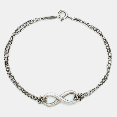 Pre-owned Tiffany & Co Infinity Sterling Silver Bracelet