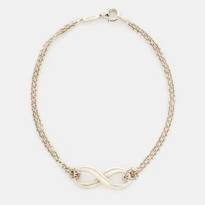 Pre-owned Tiffany & Co Infinity Sterling Silver Bracelet