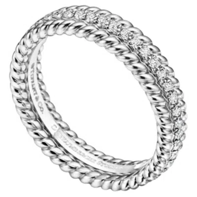 Pre-owned Tiffany & Co . Jean Schlumberger Rope Full-pav� Diamond Ring In Multiple