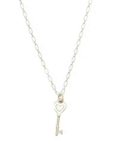Tiffany & Co Key Heart Necklace In Pattern