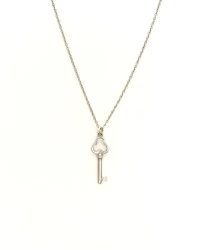 Tiffany & Co Key Necklace In Silver