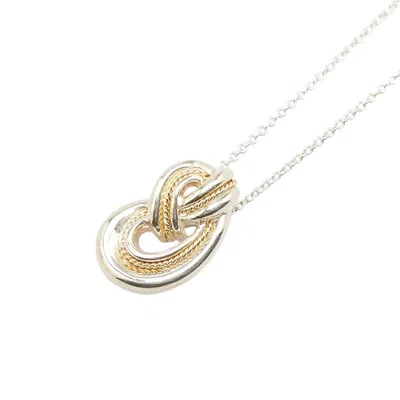 Pre-owned Tiffany & Co Knot Yellow Gold (18k) 925 Necklace () In Multi