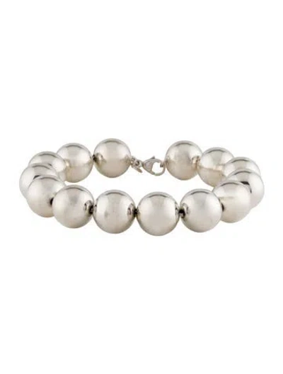 Pre-owned Tiffany & Co Large Ball Bracelet, 6.75" In Multi