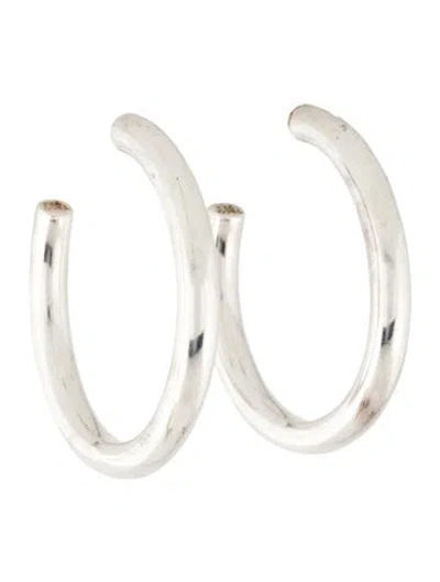 Pre-owned Tiffany & Co Large Hoop Earrings In Multi