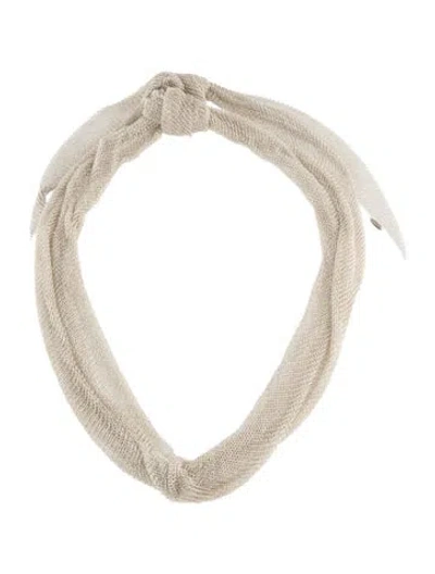 Pre-owned Tiffany & Co Large Mesh Scarf Necklace, 41.5" In Multi