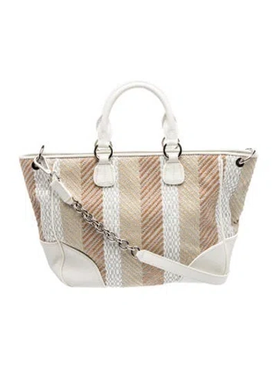 Pre-owned Tiffany & Co Leather Bucket Bag In Neutral