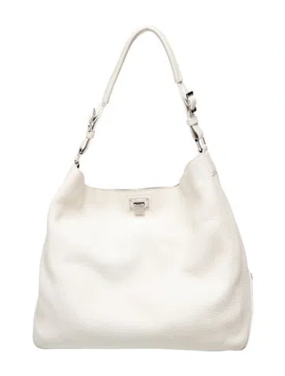 Pre-owned Tiffany & Co Leather Bucket Bag In Neutrals
