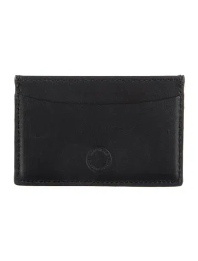Pre-owned Tiffany & Co Leather Card Holder In Black