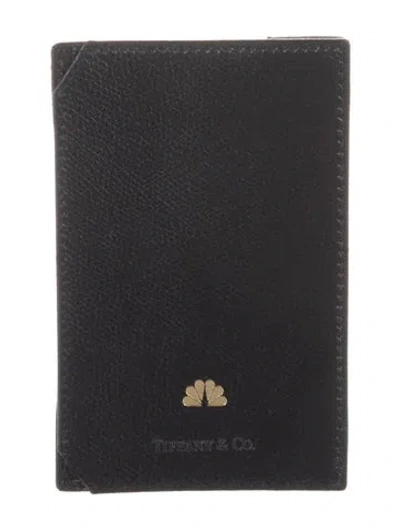 Pre-owned Tiffany & Co Leather Card Holder In Blue