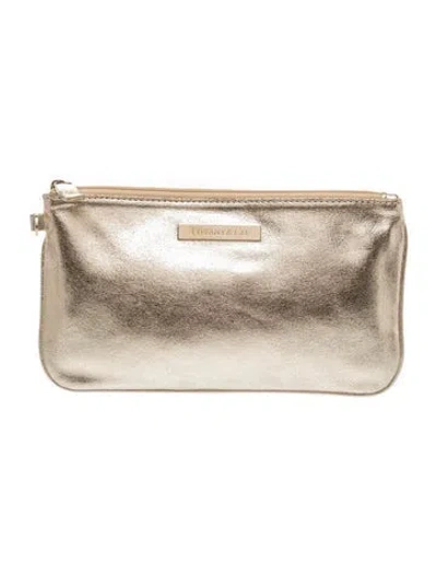 Pre-owned Tiffany & Co Leather Clutch In Gold