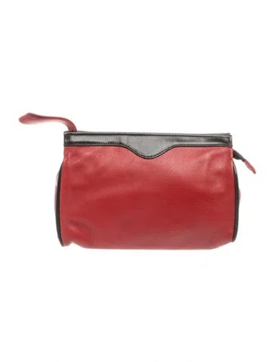 Pre-owned Tiffany & Co Leather Clutch In Red