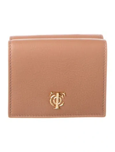 Pre-owned Tiffany & Co Leather Compact Wallet W/ Tags