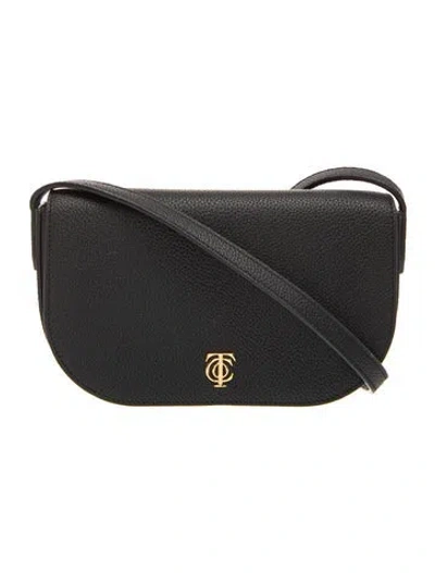 Pre-owned Tiffany & Co Leather Crossbody Bag In Black