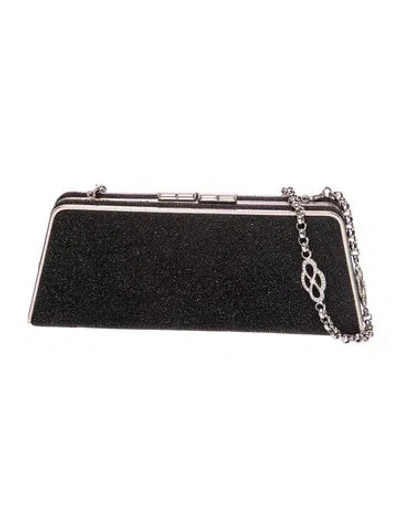 Pre-owned Tiffany & Co Leather Evening Bag In Black