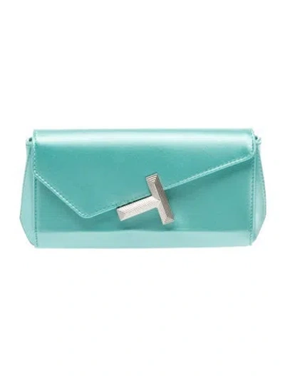 Pre-owned Tiffany & Co Leather Evening Bag In Blue