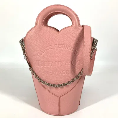 Pre-owned Tiffany & Co Leather Handbag Pochette Shoulder Bag Sling Bag ()