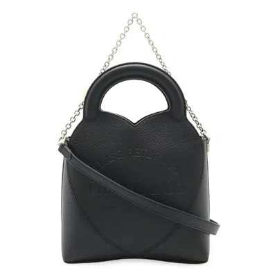 Pre-owned Tiffany & Co Leather Handbag Shoulder Bag () In Black