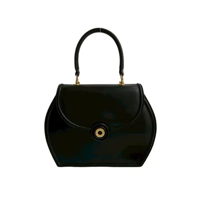 Pre-owned Tiffany & Co Leather Handbag Shoulder Bag () In Black