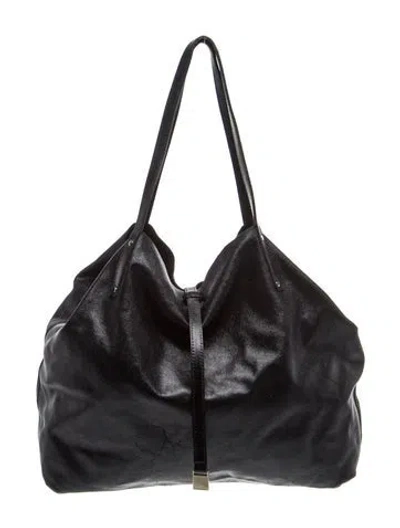 Pre-owned Tiffany & Co Leather Hobo In Black