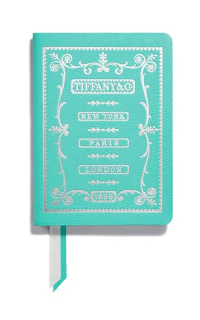 Tiffany & Co Leather Notebook In Blue
