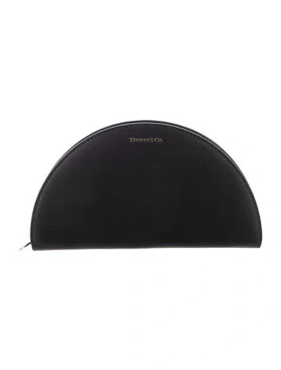 Pre-owned Tiffany & Co Leather Pouch In Black
