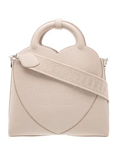 Pre-owned Tiffany & Co Leather Return To Tiffany Medium In Neutral