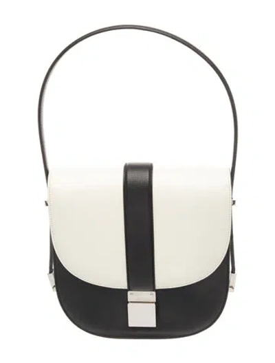 Pre-owned Tiffany & Co Leather Shoulder Bag In Black