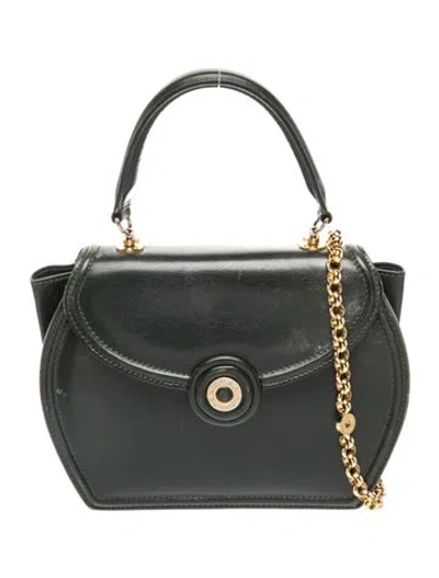 Pre-owned Tiffany & Co Leather Shoulder Bag In Gray