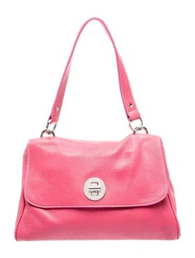 Pre-owned Tiffany & Co Leather Shoulder Bag In Pink