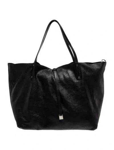 Pre-owned Tiffany & Co Leather Tote In Black